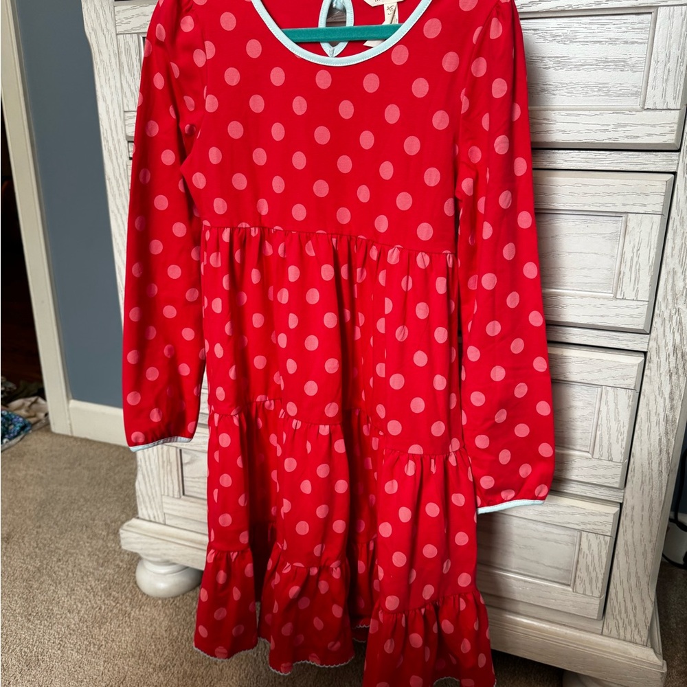 Matilda Jane - Girls Red Polka Dot Dress